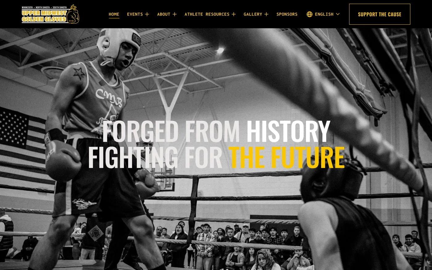 Upper Midwest Golden Gloves website